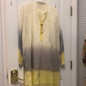 Kamdani dip dyed 3 piece suit